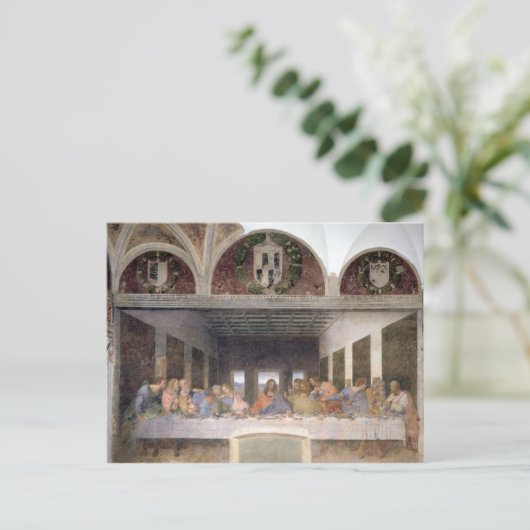 The Last Supper, 1495-97 3 Briefkaart (Staand voorkant)