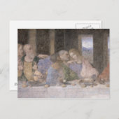 The Last Supper, 1495-97 3 Briefkaart (Voorkant / Achterkant)
