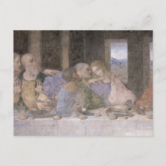 The Last Supper, 1495-97 3 Briefkaart (Voorkant)