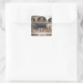 The Last Supper, 1495-97 3 Vierkante Sticker (Tas)