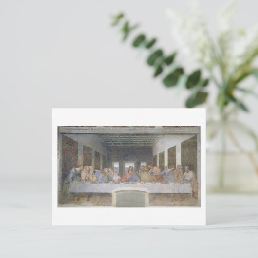 The Last Supper, 1495-97 (fresco) Briefkaart (Staand voorkant)