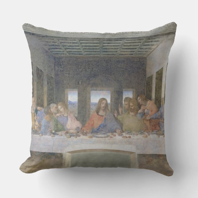 The Last Supper, 1495-97 (fresco) Kussen (Voorkant)