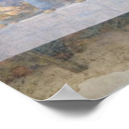 The Last Supper, 1495-97 (fresco) Poster (Hoek)