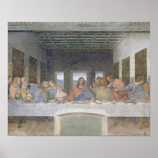 The Last Supper, 1495-97 (fresco) Poster (Voorkant)