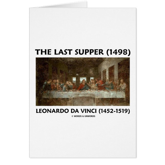 The Last Supper (1498) van Leonardo da Vinci (Voorkant)