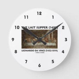 The Last Supper (1498) van Leonardo da Vinci Ronde Klok