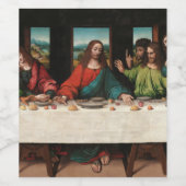 The Last Supper, 1515-1520, van Giampietrino Wijn Etiket (Enkel label)