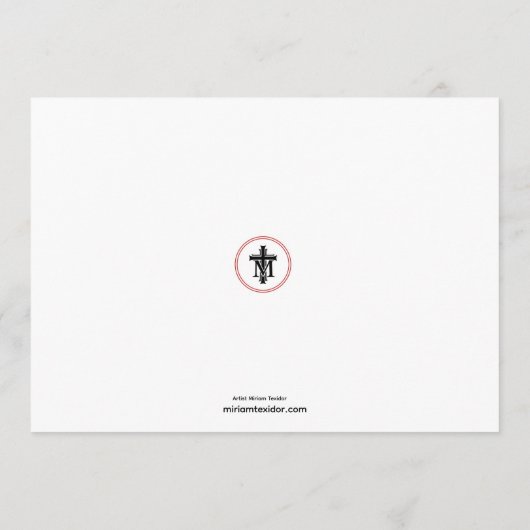 The Last Supper- Artwork Kaart (Achterkant)