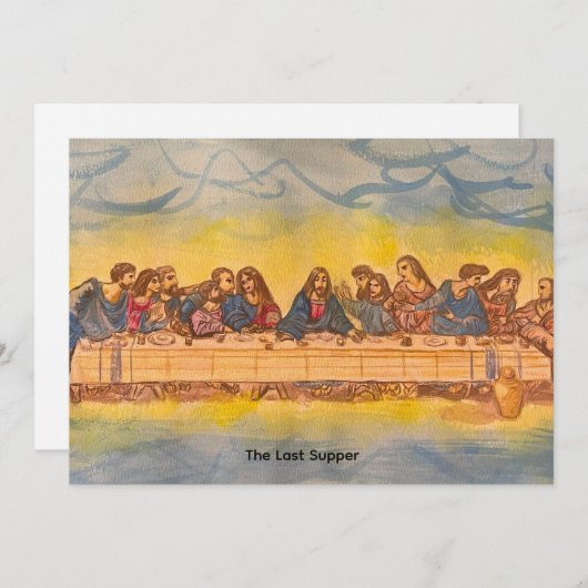 The Last Supper- Artwork Kaart (Voorkant / Achterkant)