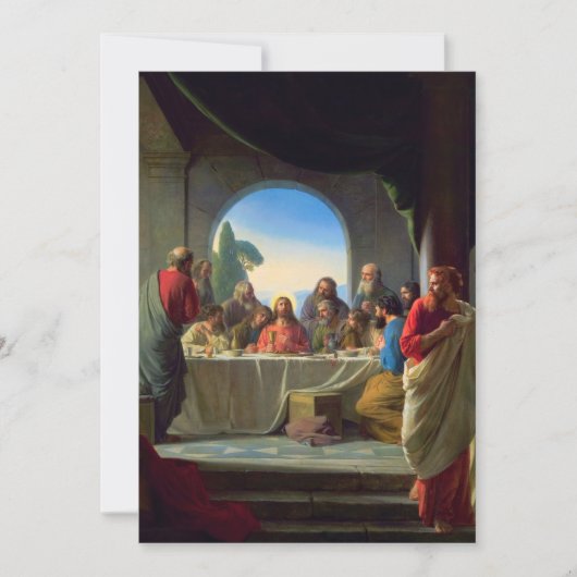 The Last Supper by Carl Bloch Bedankkaart (Voorkant)