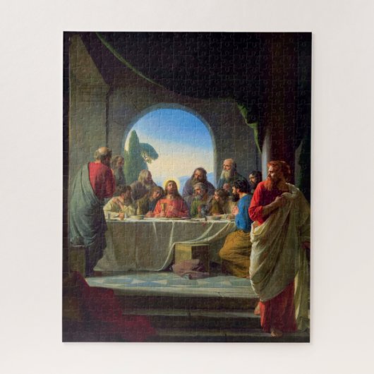 The Last Supper by Carl Bloch Legpuzzel (Verticaal)