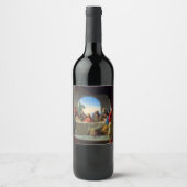 The Last Supper by Carl Bloch Wijn Etiket (Voorkant)