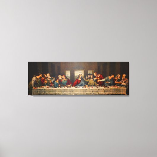 The Last Supper by Leonardo da Vinci Canvas Afdruk (Voorkant)