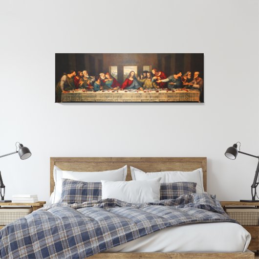The Last Supper by Leonardo da Vinci Canvas Afdruk (Insitu (Slaapkamer))