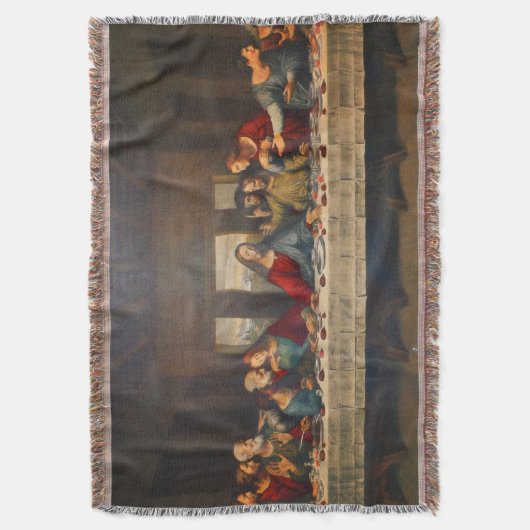 The Last Supper by Leonardo da Vinci Deken (Voorkant Verticaal)
