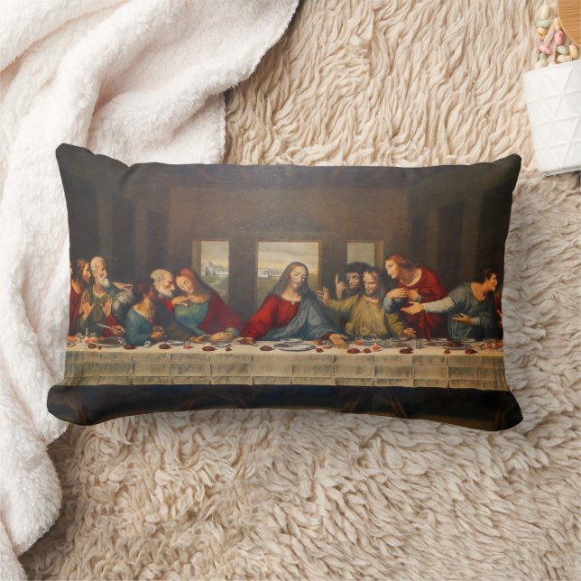 The Last Supper by Leonardo da Vinci Kussen (Deken)