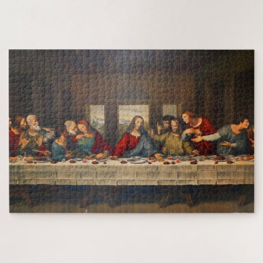 The Last Supper by Leonardo da Vinci Legpuzzel (Horizontaal)