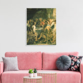 The Last Supper, c.1630-31 Canvas Afdruk (Insitu (Woonkamer))