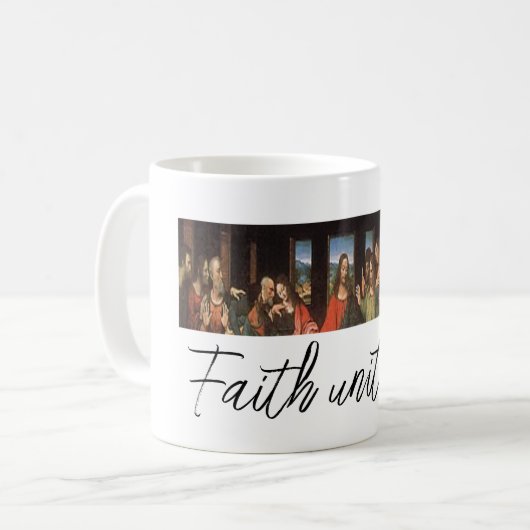 The last supper (Da Vinci) Koffiemok (Voorkant links)