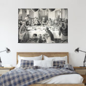 "The Last Supper" ingepakte canvas print (Insitu (Slaapkamer))
