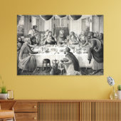 "The Last Supper" ingepakte canvas print (Insitu (Woonkamer))