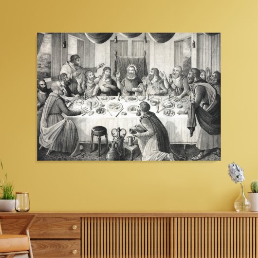 "The Last Supper" ingepakte canvas print (Insitu (Woonkamer))