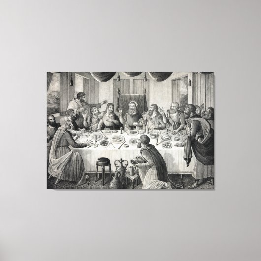 "The Last Supper" ingepakte canvas print (Voorkant)