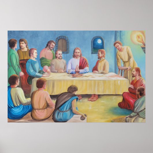 The Last Supper: Jesus and the Disciples Poster (Voorkant)