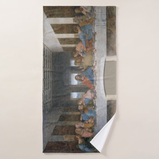 The Last Supper, Leonardo da Vinci, 1495-1498 Badhanddoek (Badhanddoek)