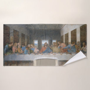 The Last Supper, Leonardo da Vinci, 1495-1498 Badhanddoek
