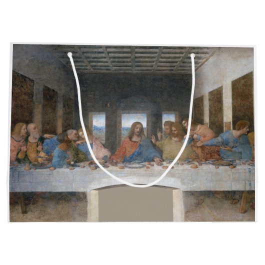 The Last Supper, Leonardo da Vinci, 1495-1498 Groot Cadeauzakje (Achterkant)