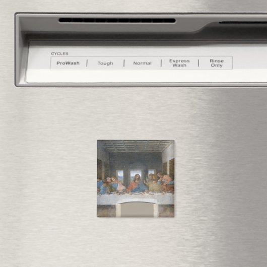 The Last Supper, Leonardo da Vinci, 1495-1498 Magneet (Insitu (Vaatwasser))