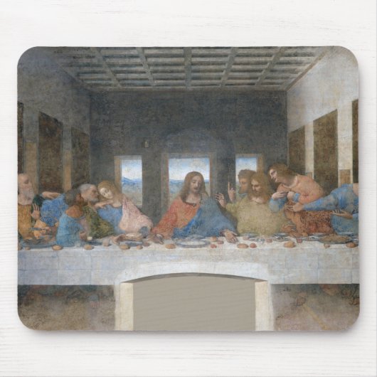 The Last Supper, Leonardo da Vinci, 1495-1498 Muismat (Voorkant)