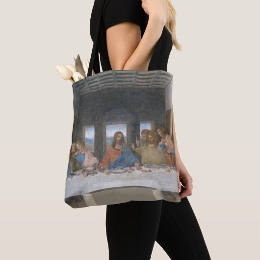 The Last Supper, Leonardo da Vinci, 1495-1498 Tote Bag (Dichtbij)