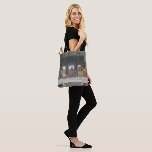 The Last Supper, Leonardo da Vinci, 1495-1498 Tote Bag (Op model)