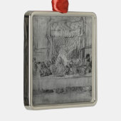 The Last Supper, na fresco door Leonardo da. Metalen Ornament (Rechts)