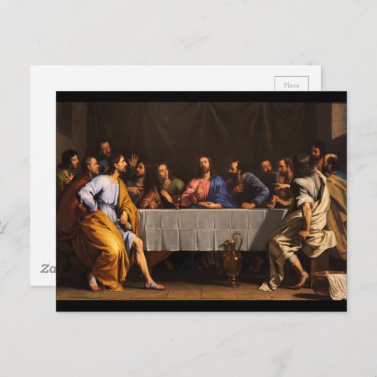 The Last Supper van Philippe de Champaigne (1648) Briefkaart (Voorkant / Achterkant)