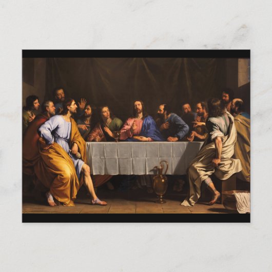 The Last Supper van Philippe de Champaigne (1648) Briefkaart (Voorkant)