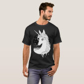 The Last Unicorn funny girl T-shirt (Voorkant volledig)