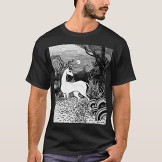 The Last Unicorn in the shadow of the forest boy T-shirt