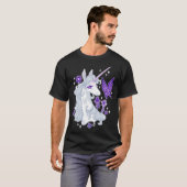 The Last Unicorn Portrait Butterfly Whispers T-shirt (Voorkant volledig)