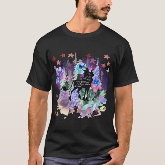 The Last Unicorn Quote friends T-shirt (Voorkant)
