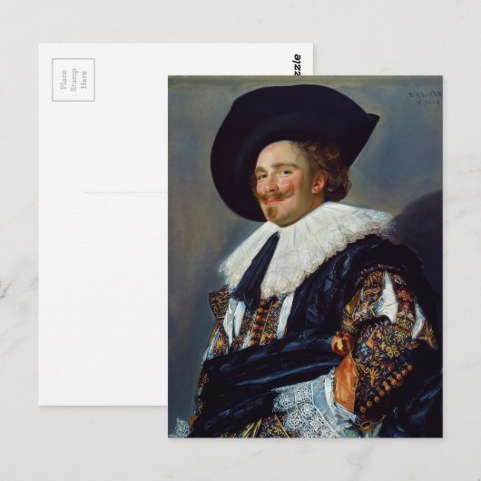 The Laughing Cavalier by Frans Hals (1624) Briefkaart (Voorkant / Achterkant)