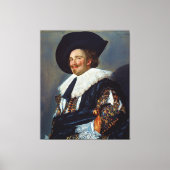 The Laughing Cavalier by Frans Hals (1624) Canvas Afdruk (Voorkant)