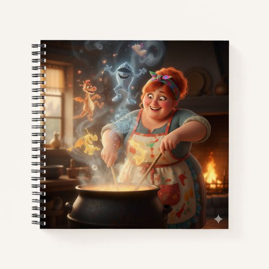 The Laughing Chef Notebook Notitieboek (Voorkant)