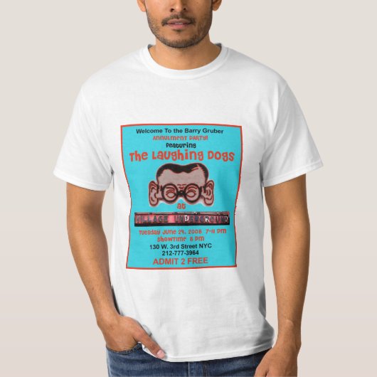 The Laughing Dogs Party T-shirt (Voorkant)
