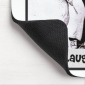 The Laughing Dogs Retro Photo Mousepad Muismat (Hoek)