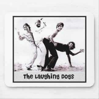 The Laughing Dogs Retro Photo Mousepad Muismat