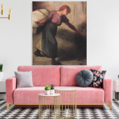 The Laundress, 1894 (olie op canvas) Canvas Afdruk (Insitu (Woonkamer))