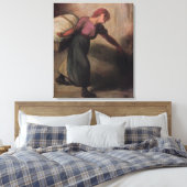 The Laundress, 1894 (olie op canvas) Canvas Afdruk (Insitu (Slaapkamer))